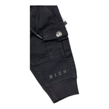 JOHN RICHMOND pantalone tinta unita con elastico in vita Nero per Neonato RIA25042PA NERO JOHN RICHMOND