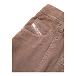 DIESEL gonna tinta unita in camoscio con bottoni Cammello per Bambina J00784 CAMMELLO DIESEL