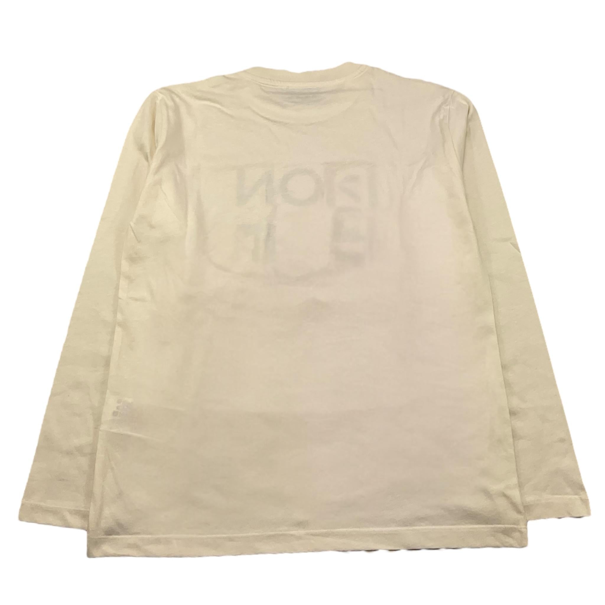 DONDUP shirt girocollo tinta unita con stampa logo Panna per Bambino DMTS009 PANNA DONDUP