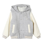 ELEVENTY giubbino tinta unita modello college con maniche in contrasto Grigio per Bambino EV2P47X GRIGIO ELEVENTY
