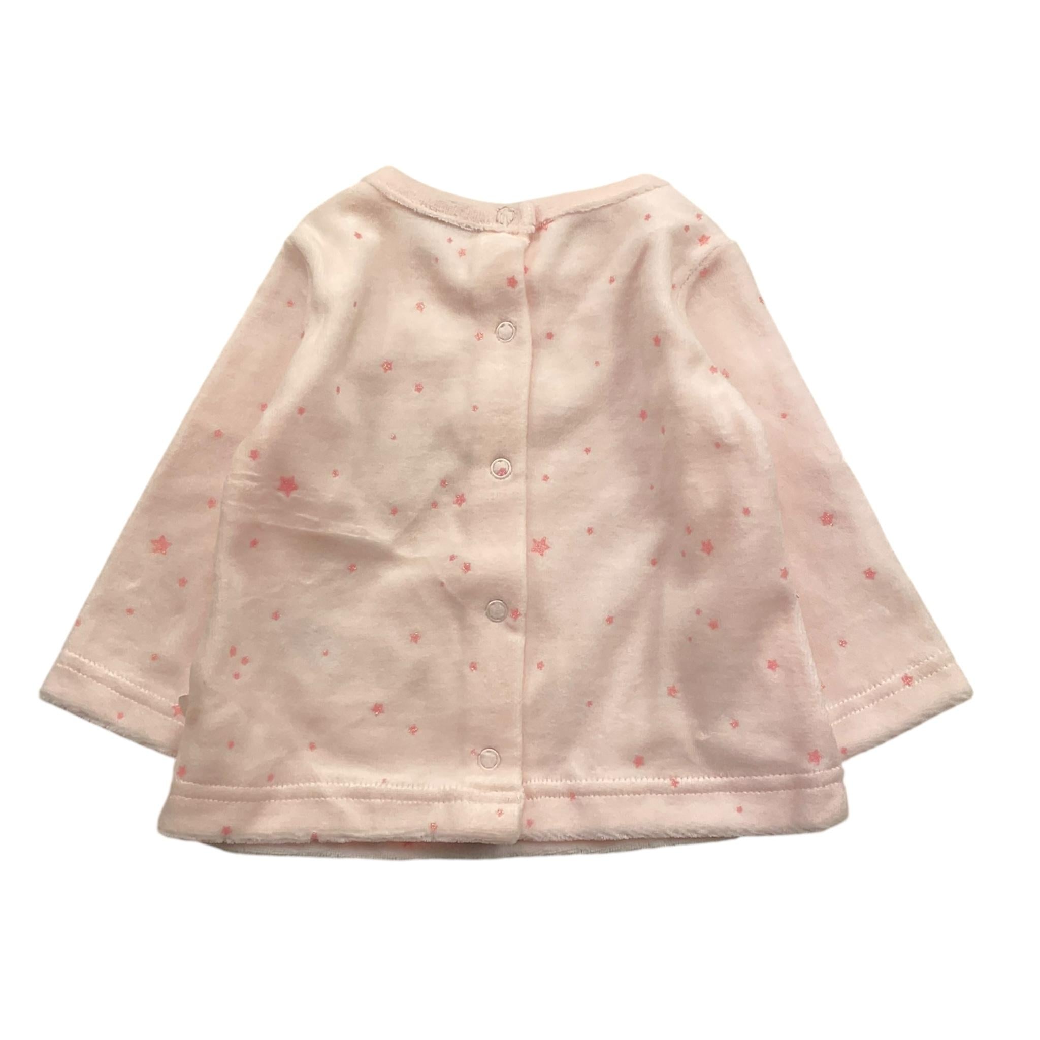 YATSI BABY completo maglia-ghettina tinta unita Rosa per Neonata 24200238 ROSA YATSI BABY