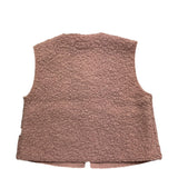 TEDDY E MINOU gilet tinta unita teddy Rosa per Neonata I24GD012PE027X ROSA TEDDY E MINOU