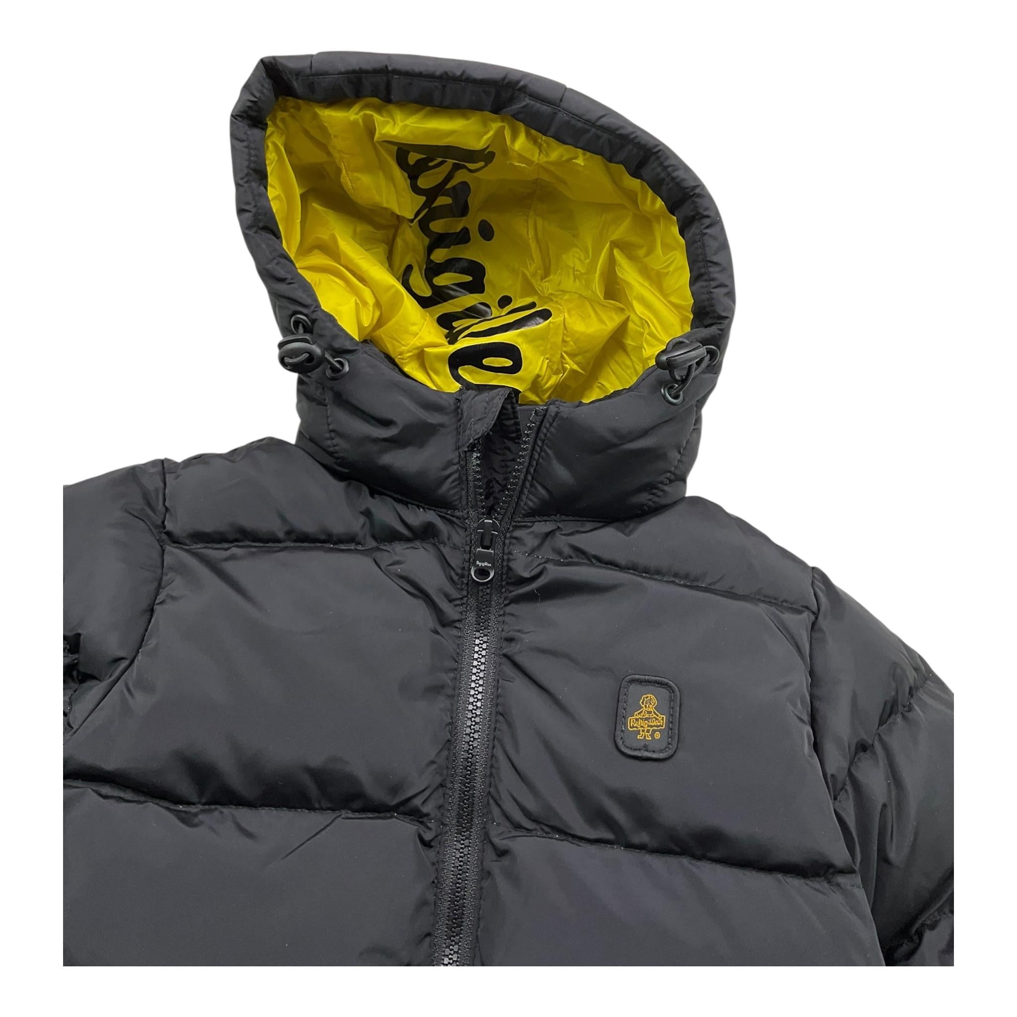 REFRIGIWEAR giubbino tinta unita con zip e cappuccio Nero per Neonato RWN822X NERO REFRIGIWEAR