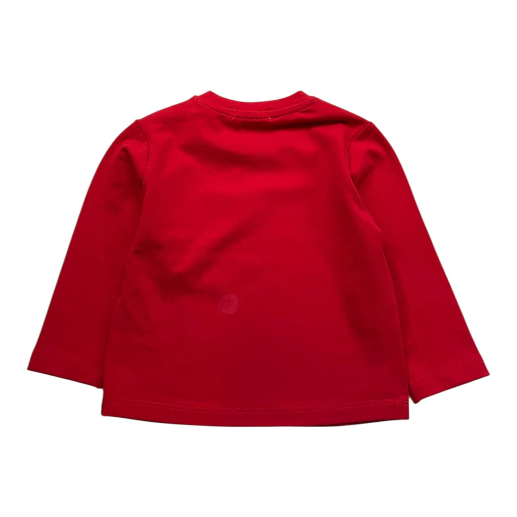 Y-CLU shirt girocollo tinta unita con stampa Rosso per Neonato 10733 ROSSO Y-CLU
