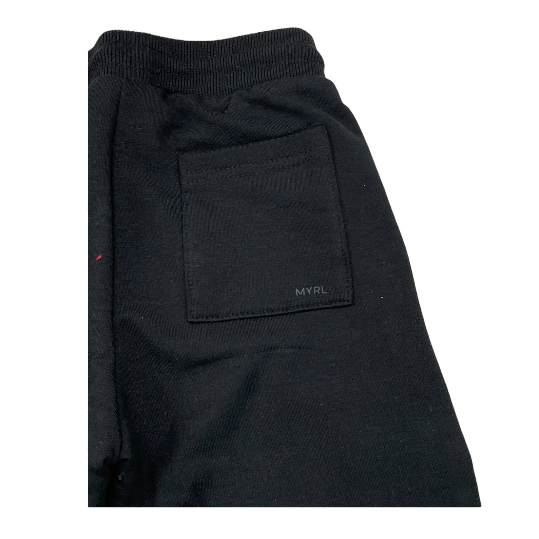 MAYORAL pantalone tuta tinta unita con elastico in vita Nero per Neonato 725NX NERO MAYORAL