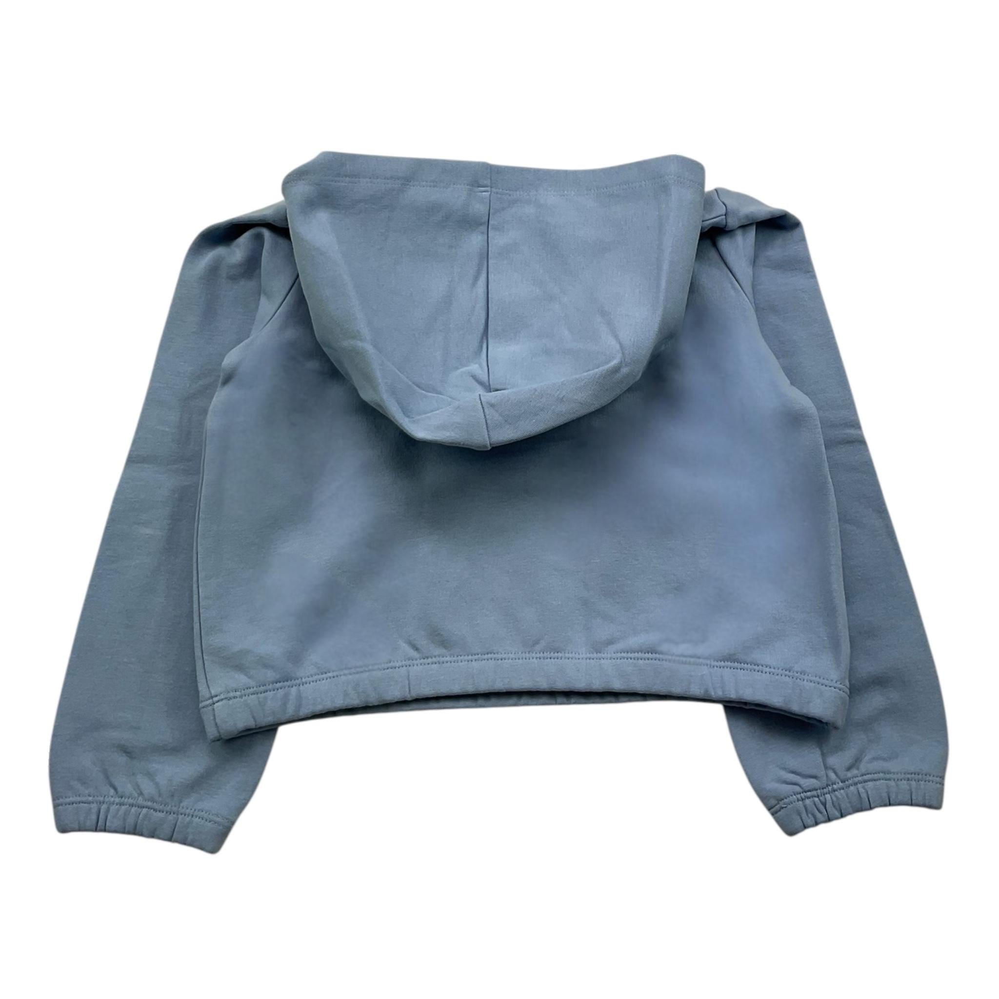 LIU JO felpa tinta unita con cappuccio e stampa Azzurro per Bambina KF4059XXX AZZURRO LIU JO