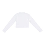 LU LU BY MISS GRANT shirt tinta unita con applicazioni Bianco per Bambina KK3165 BIANCO LU LU BY MISS GRANT