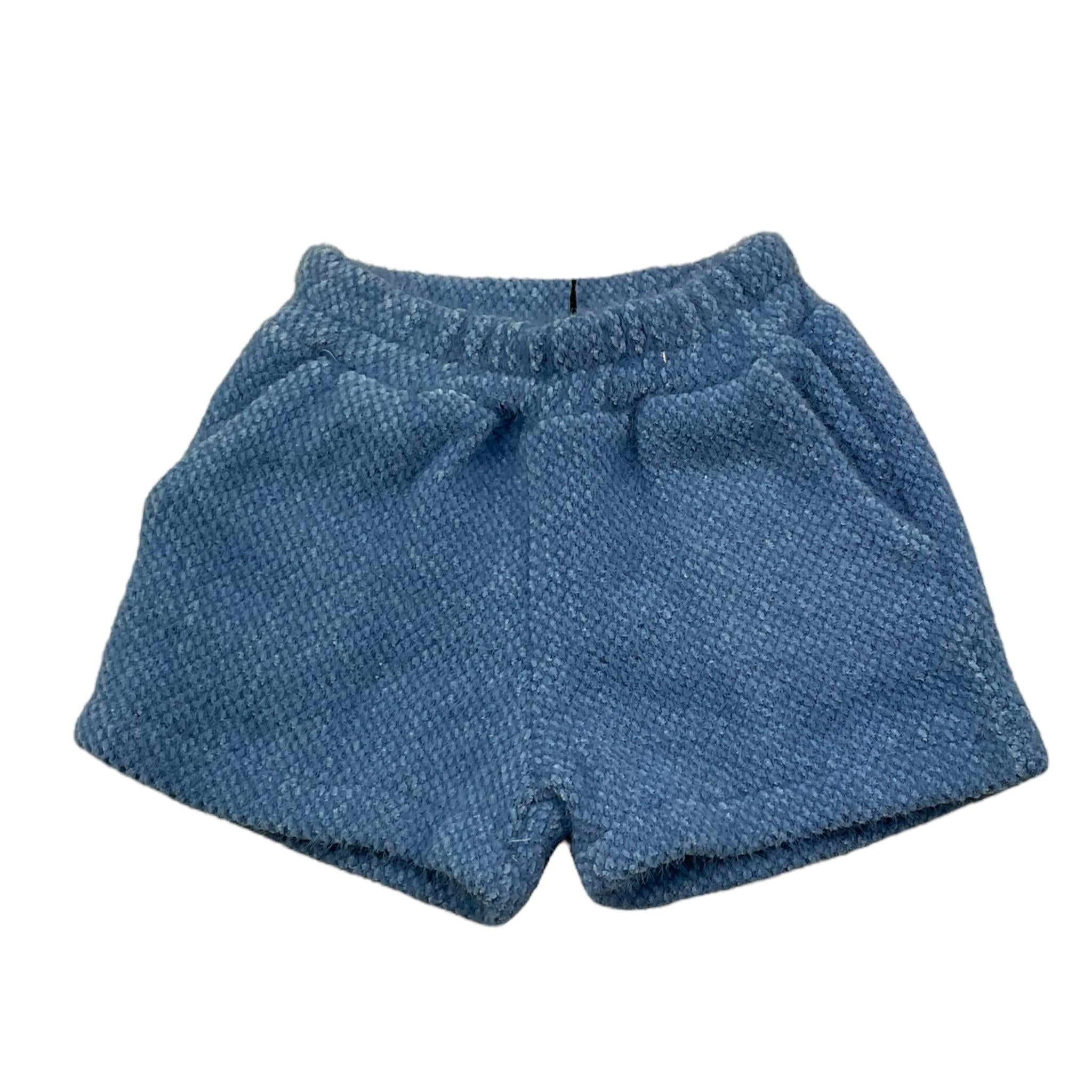 JANICE short tinta unita Azzurro per Neonata JN666N AZZURRO JANICE