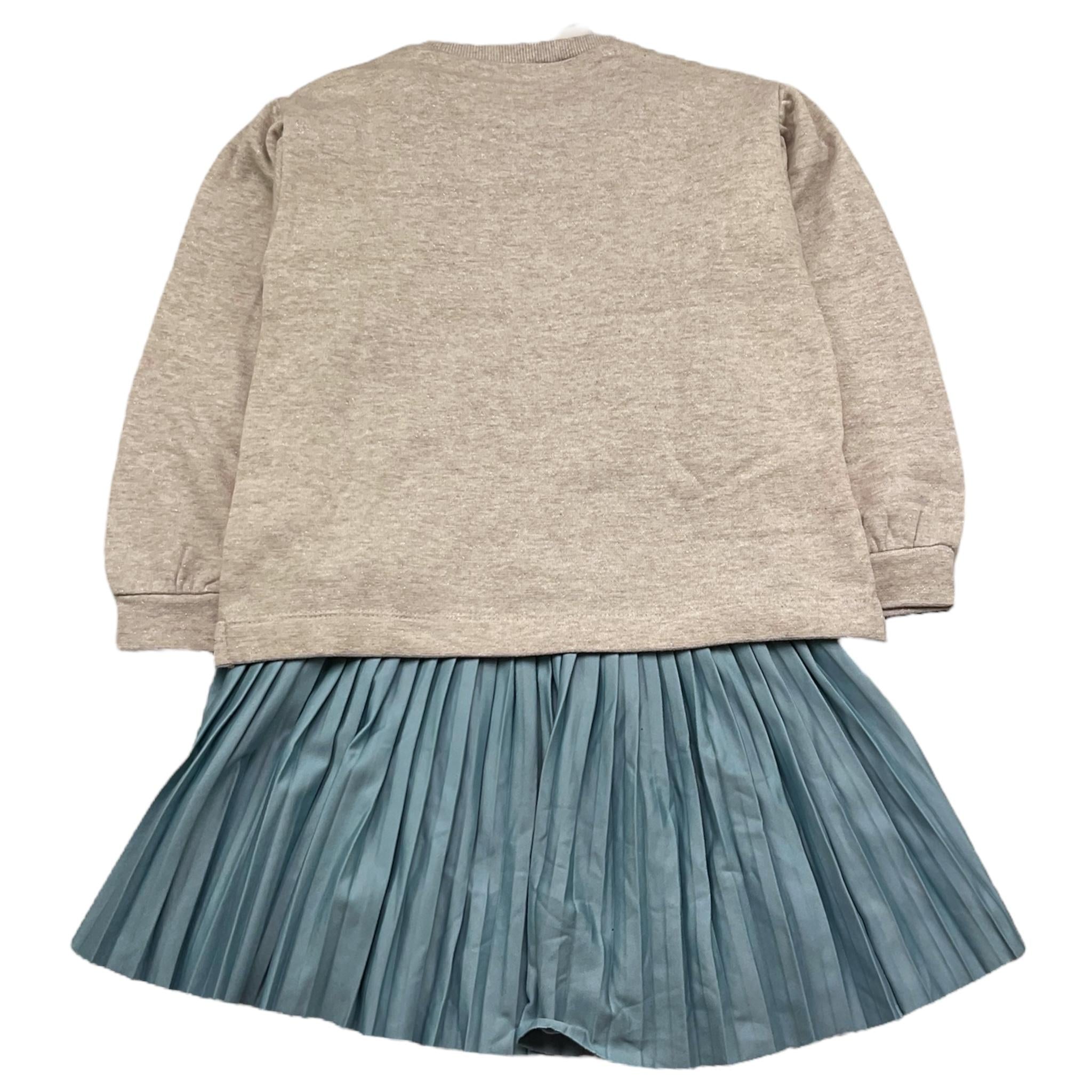 MAYORAL set maglia-abito bicolore Beige/azzurro per Bambina 4922 BEIGE/AZZURRO MAYORAL