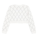 LIU JO maglia girocollo tinta unita cn brillantini Bianco per Bambina GF4137XX BIANCO LIU JO