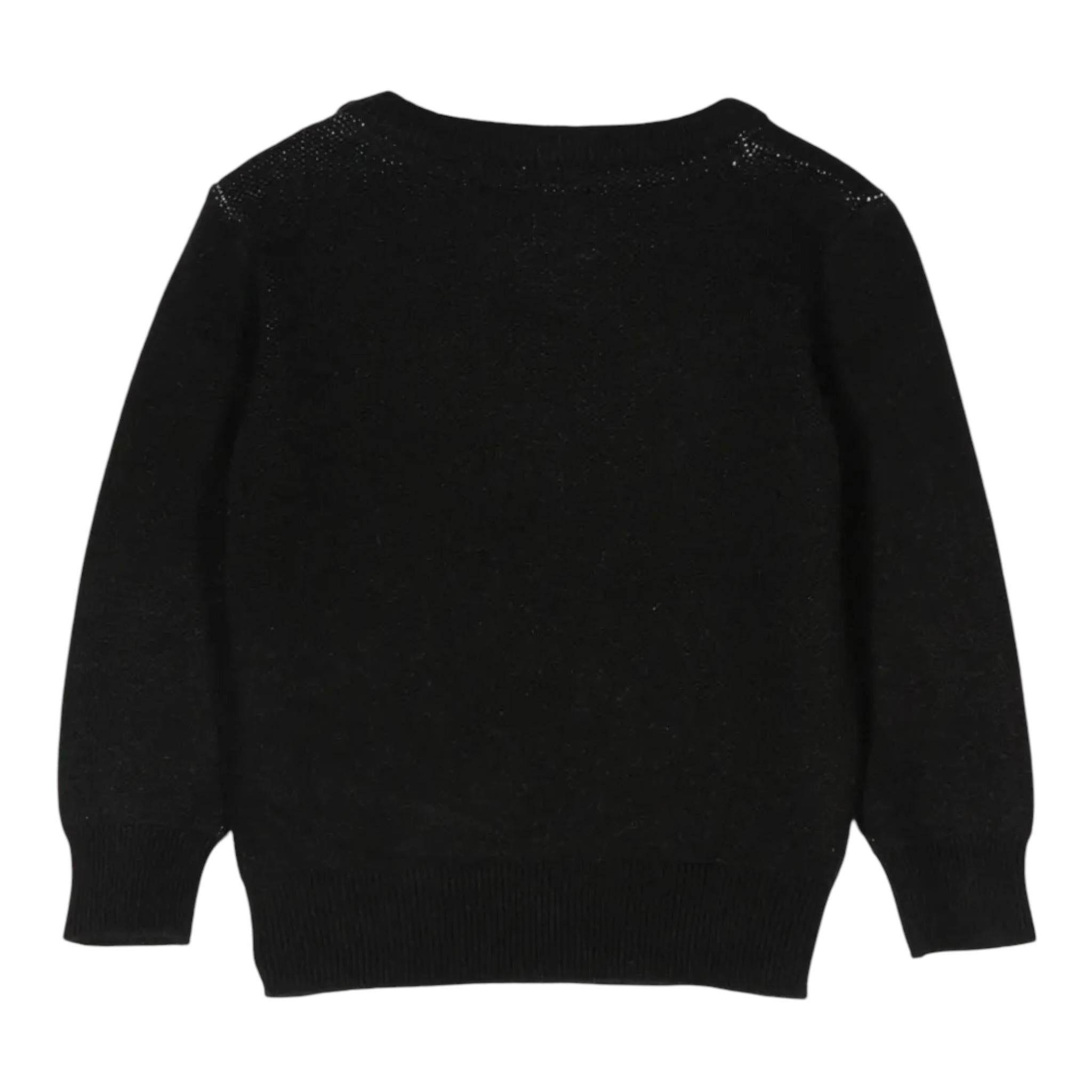 JOHN RICHMOND maglia tinta unita girocollo con stampa Nero per Neonato RIA24071MA NERO JOHN RICHMOND