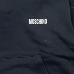 MOSCHINO felpa tinta unita con cappuccio e stampa Nero per Bambino HUF09C NERO MOSCHINO