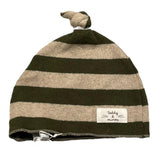 TEDDY E MINOU cappello fantasia a righe Verde/beige per Neonato I23AC020M1087 VERDE/BEIGE TEDDY E MINOU