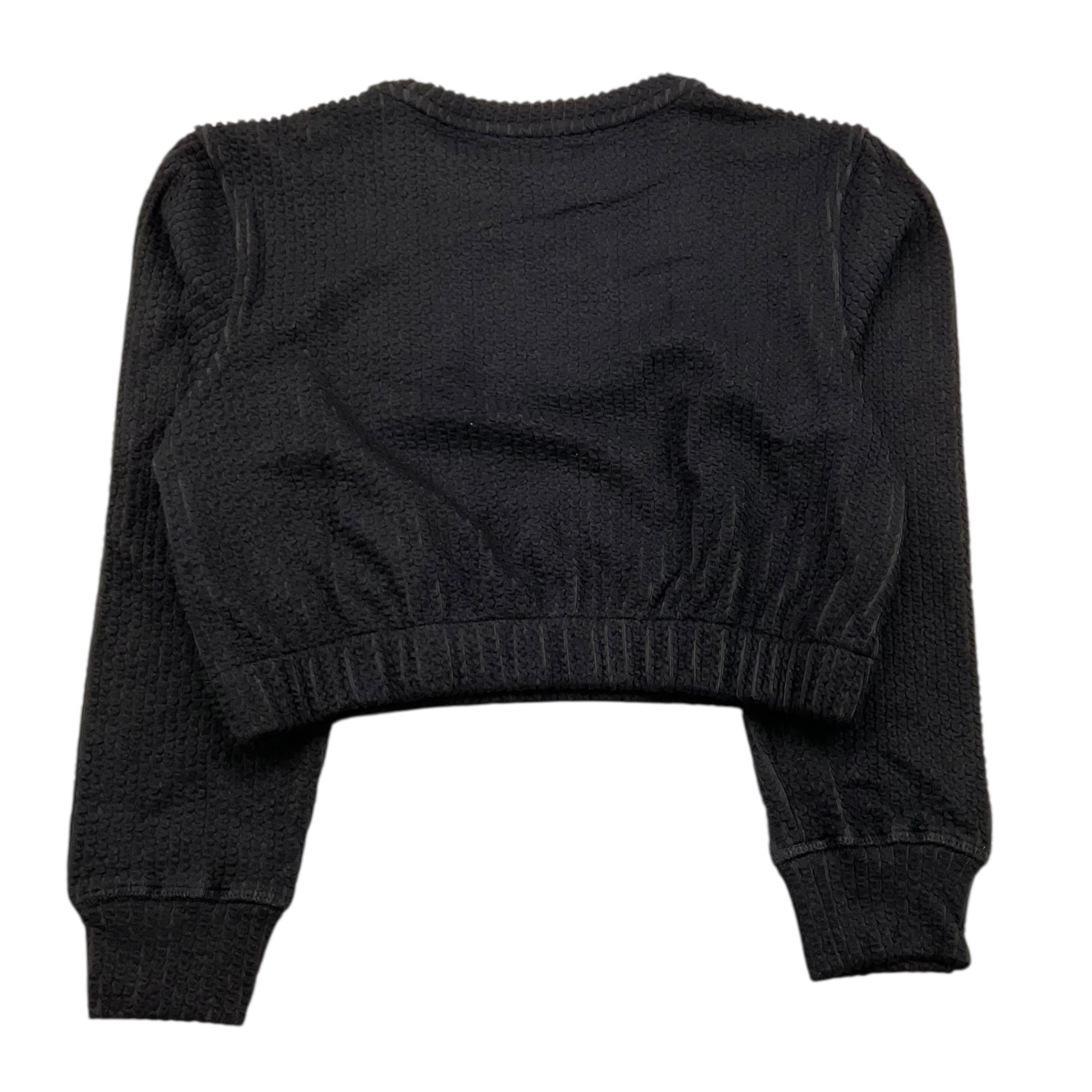 REPLAY felpa chiusa modello crop tinta unita Nero per Bambina S2132 NERO REPLAY