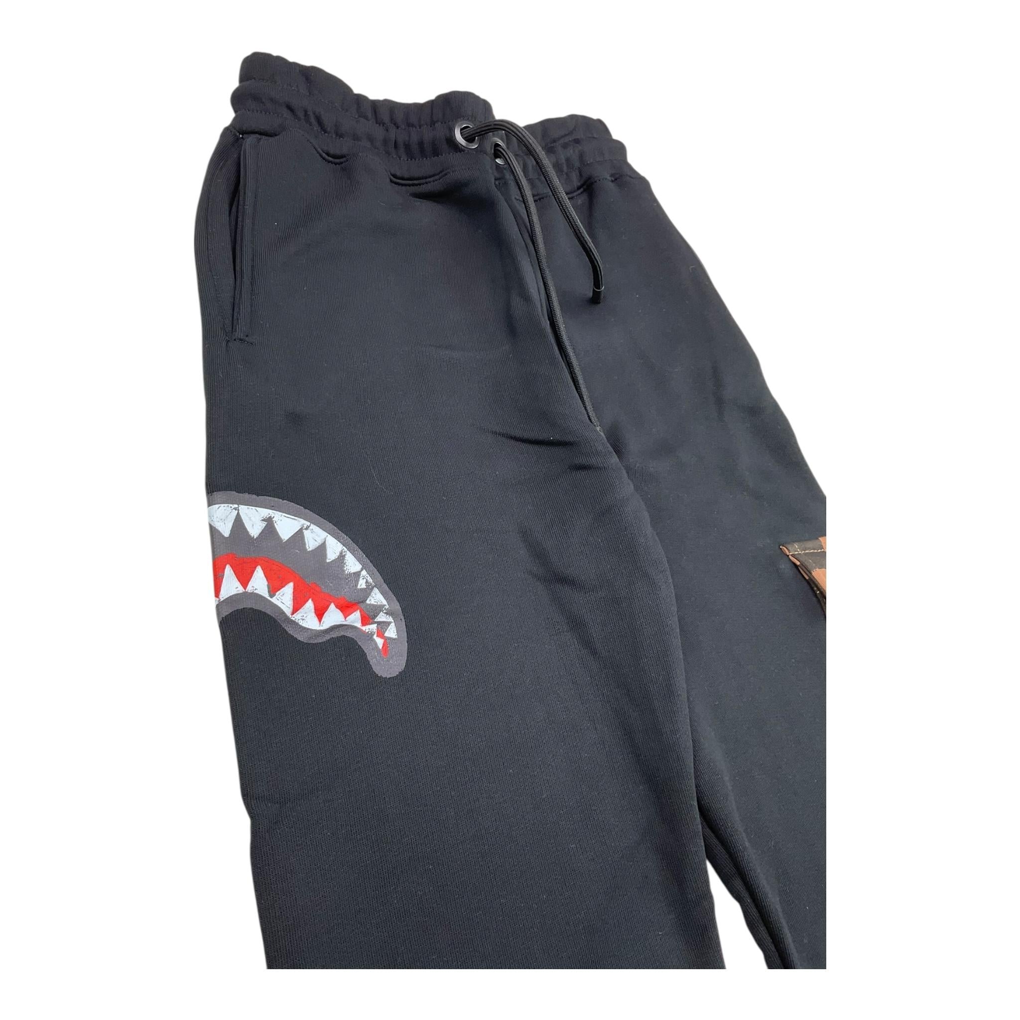 SPRAYGROUND pantalone tuta tinta unita Nero per Bambino SPY1152BRW NERO SPRAYGROUND