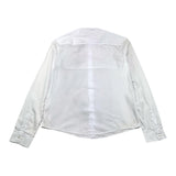 DANIELE ALESSANDRINI camicia tinta unita con colletto coreano Bianco per Bambino 1235C00079 BIANCO DANIELE ALESSANDRINI