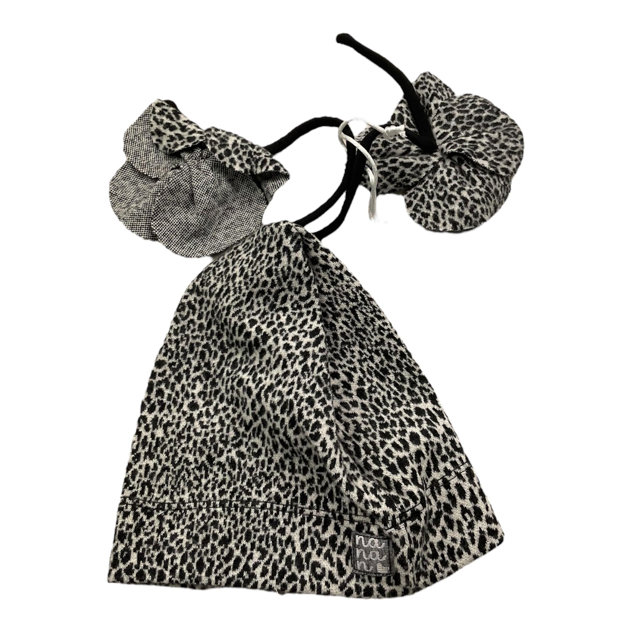 NANAN cappello stampa fantasia Nero per Bambina I214842MC NERO NANAN