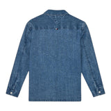 TOMMY HILFIGER camicia in denim tinta unita con tasche Blu per Bambino KB0KB08727 BLU TOMMY HILFIGER