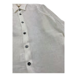 NEILL KATTER camicia tinta unita con bottoni in contrasto Bianco per Bambino VAR13 BIANCO NEILL KATTER