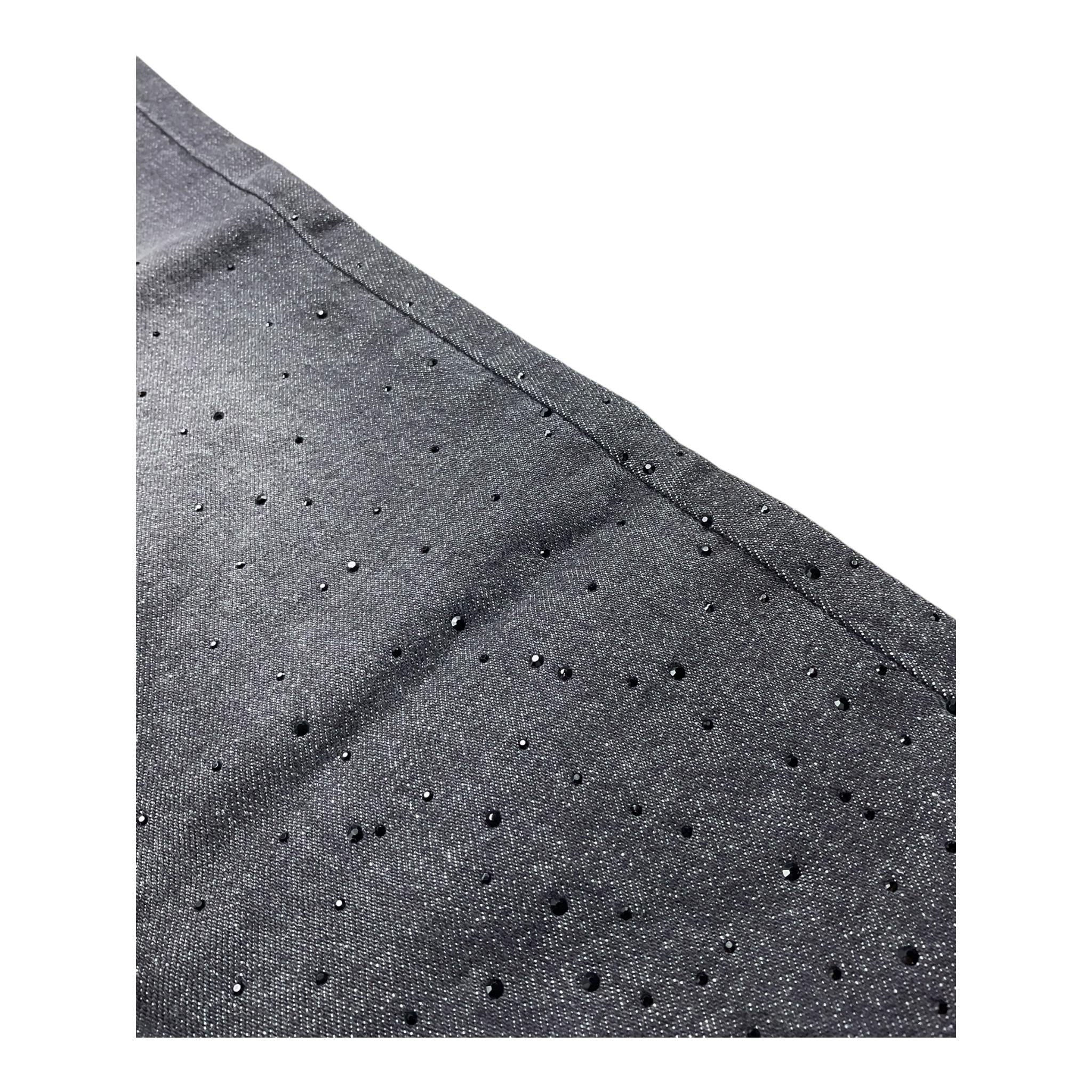 GAELLE jeans tinta unita con brillantini e girovita regolabile Nero per Bambina 2741PD00305 NERO GAELLE