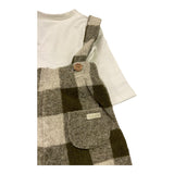 LALALU' completo 2 pezzi shirt-salopette Bianco per Neonato SLTL11N BIANCO LALALU'