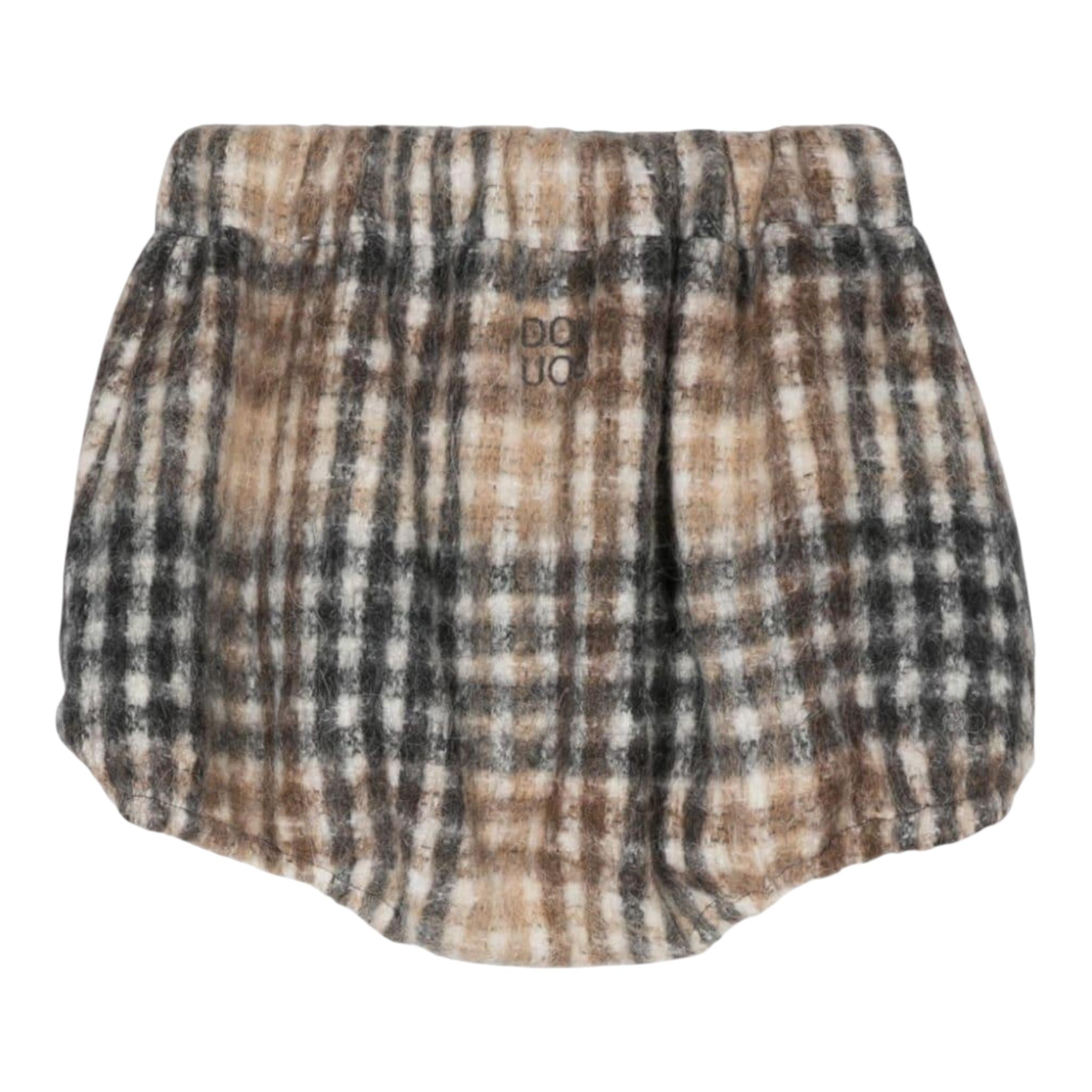 DOU DOU culotte fantasia quadri cn logo Beige per Neonata DV6B09NX BEIGE DOU DOU