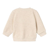 NAME IT felpa girocollo tinta unita in maglia Beige per Neonato 13233492 BEIGE NAME IT