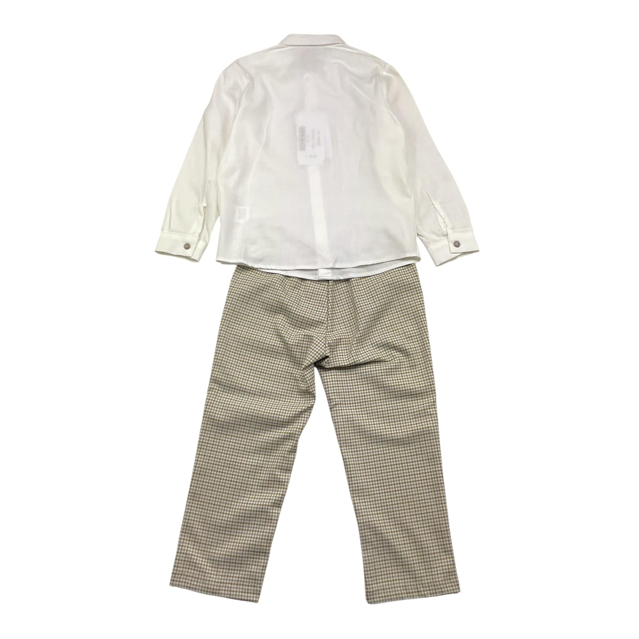 BARCELLINO completo 3pz camicia-pantalone-papillons Bianco per Bambino 105605LJ BIANCO BARCELLINO