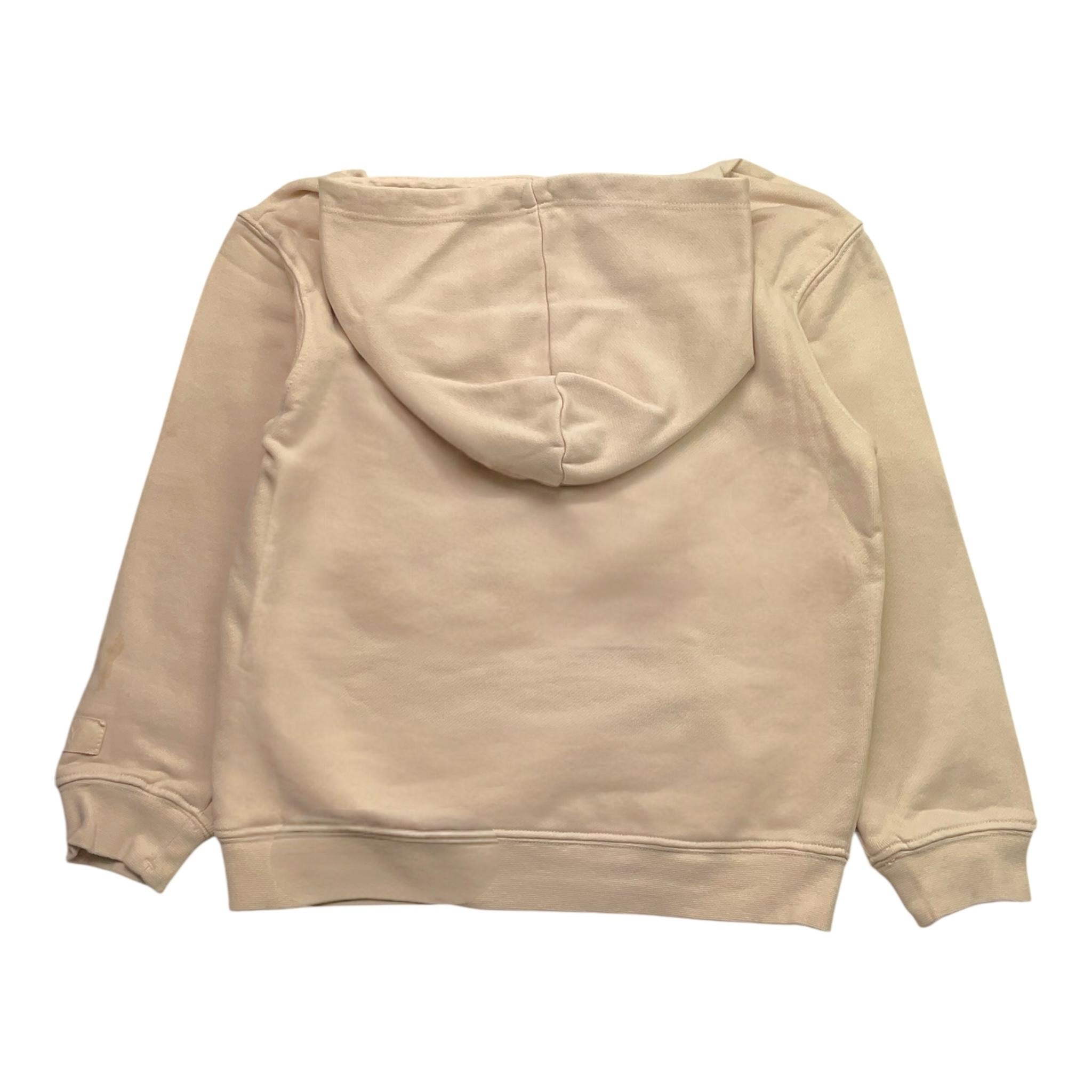 DUSTY COLOR felpa tinta unita con cappuccio Beige per Bambino DUXF4024FE BEIGE DUSTY COLOR