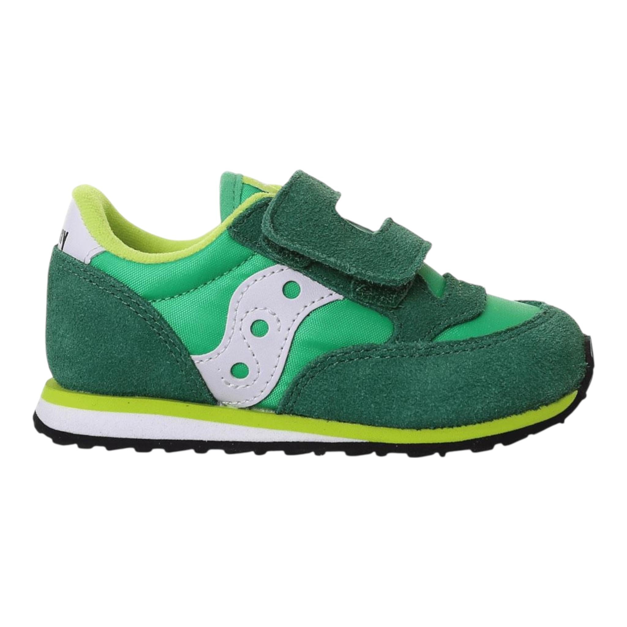 SAUCONY sneakers tricolore con strappi Verde per Neonato SL267016 VERDE SAUCONY