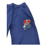 MOUSSE pantalone tuta tinta unita con stampe mario Blu per Neonato HKPG368N BLU MOUSSE