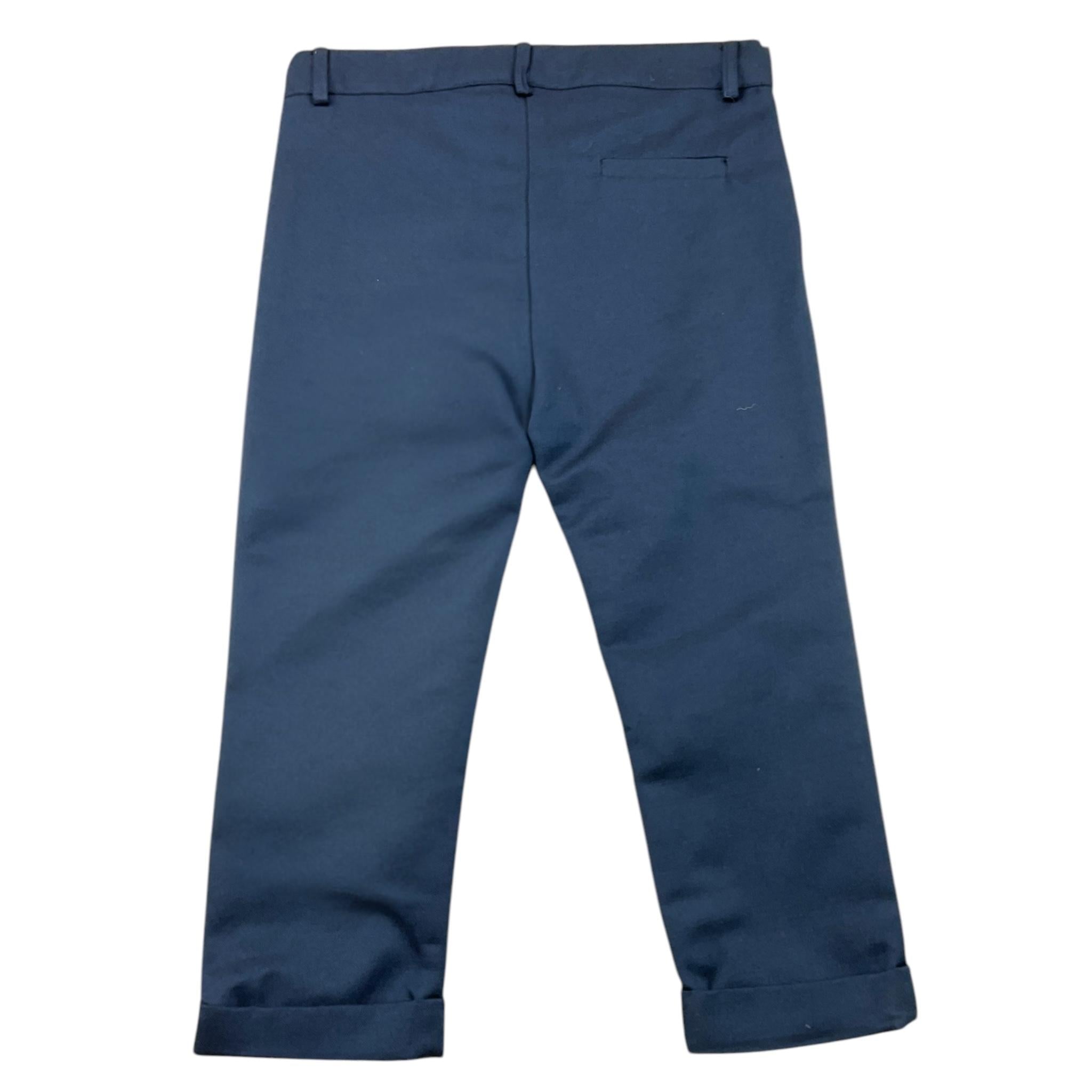 LITTLE BEAR pantalone tinta unita con girovita regolabile Blu per Bambina 7217J BLU LITTLE BEAR