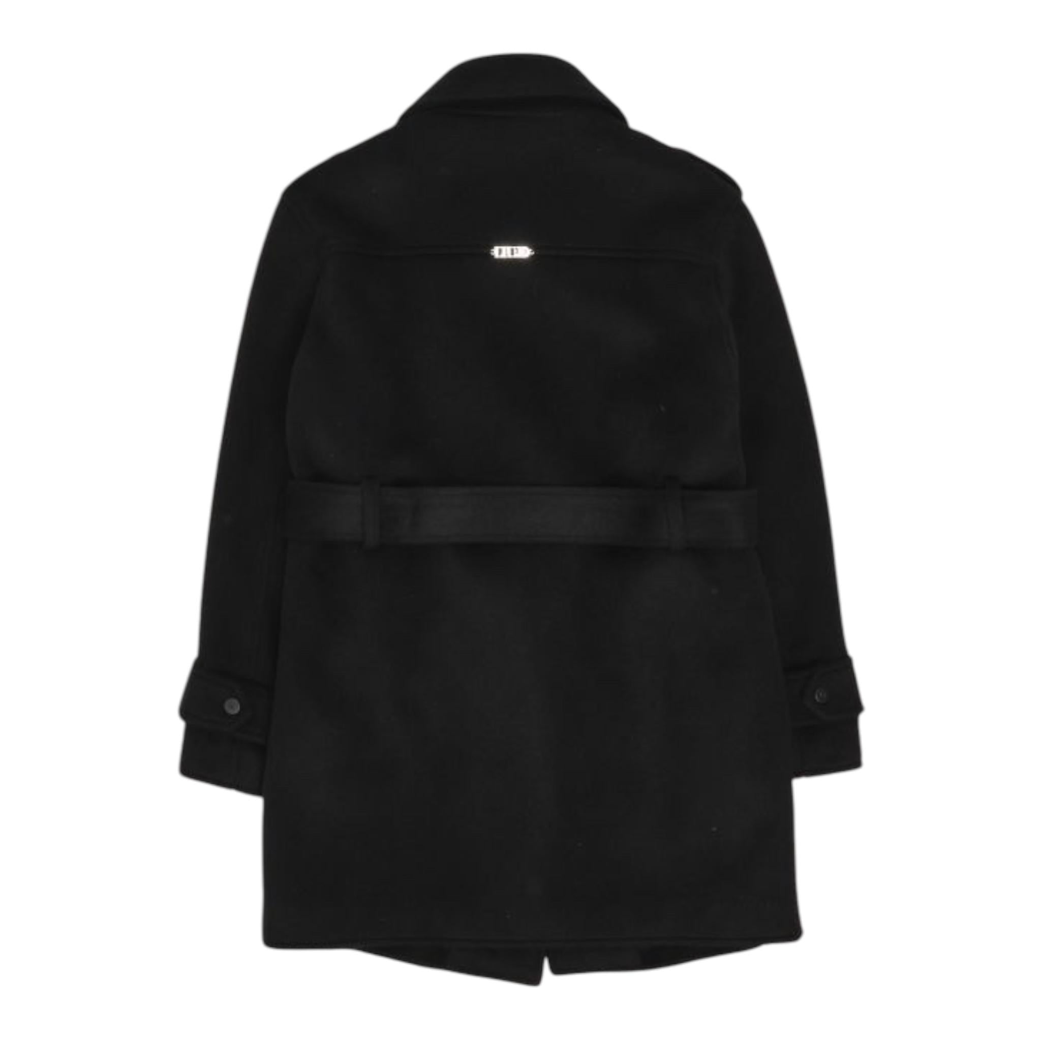 LIU JO cappotto tinta unita con bottoni Nero per Bambina GF4171 NERO LIU JO