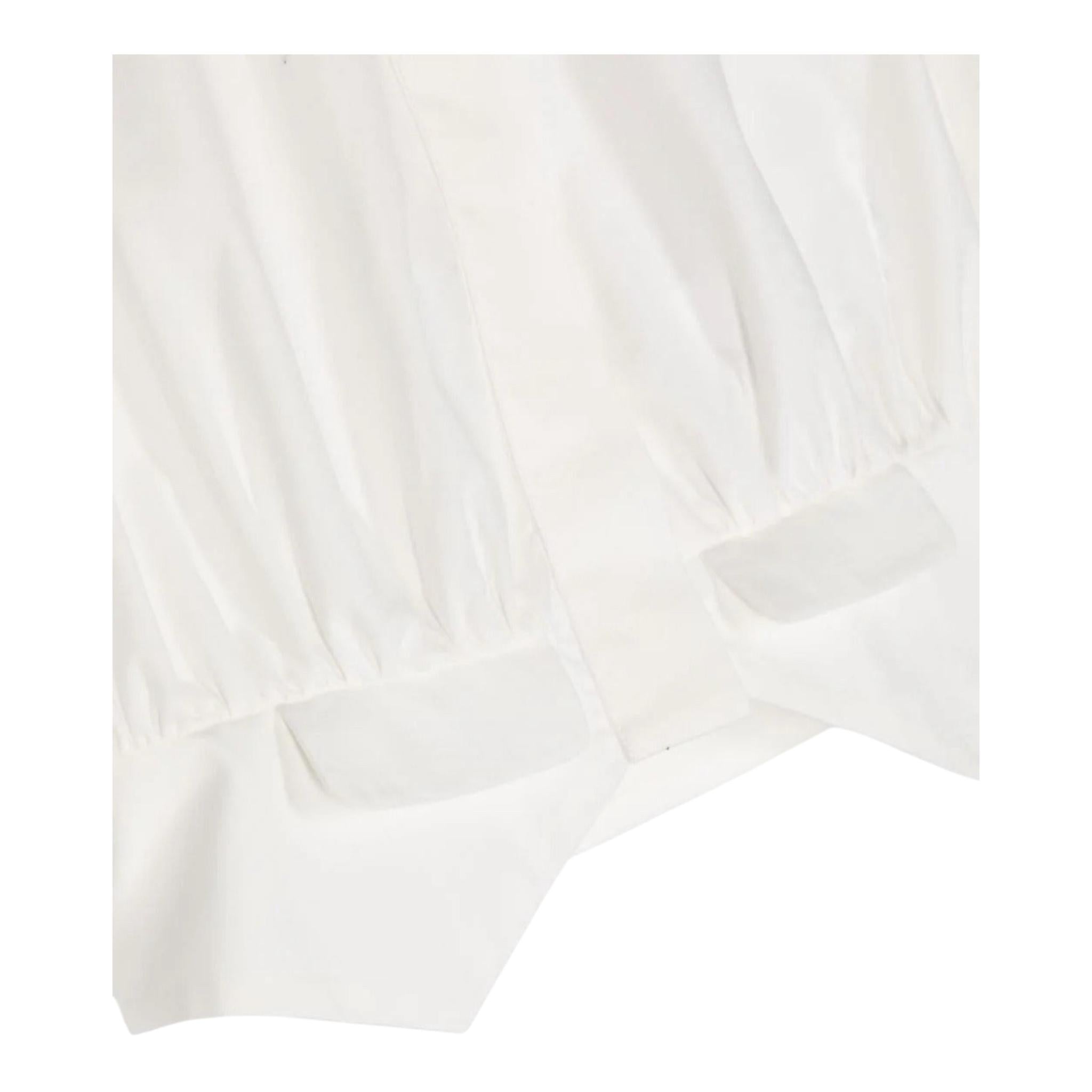 ELISABETTA FRANCHI camicia tinta unita con maniche lunghe Bianco per Bambina EFCA202 BIANCO ELISABETTA FRANCHI