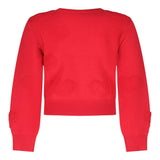 FUN & FUN maglia gircollo tinta unita con cuori Rosso per Neonata FBSW00067NX ROSSO FUN & FUN