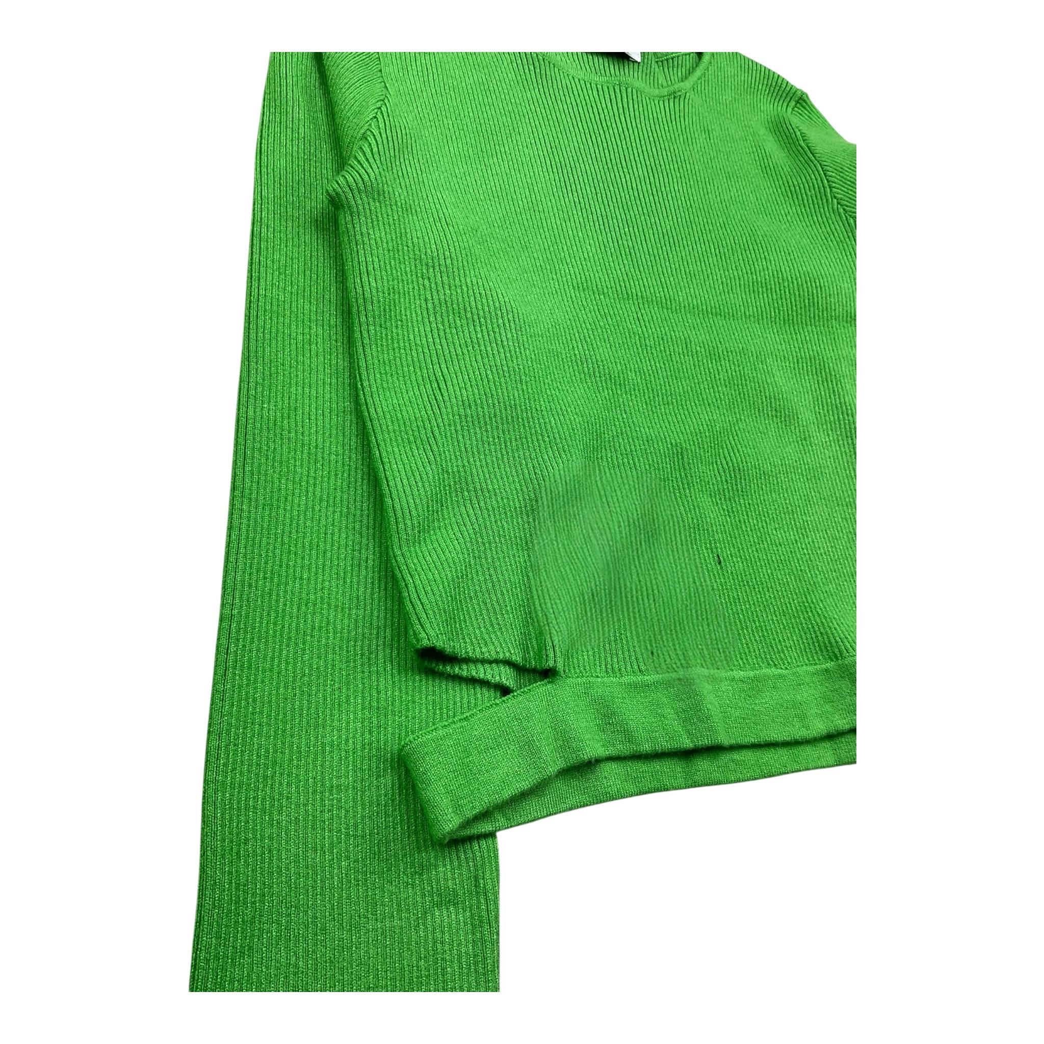 TO be too maglia tinta unita Verde per Bambina TBT2342VI VERDE TO be too