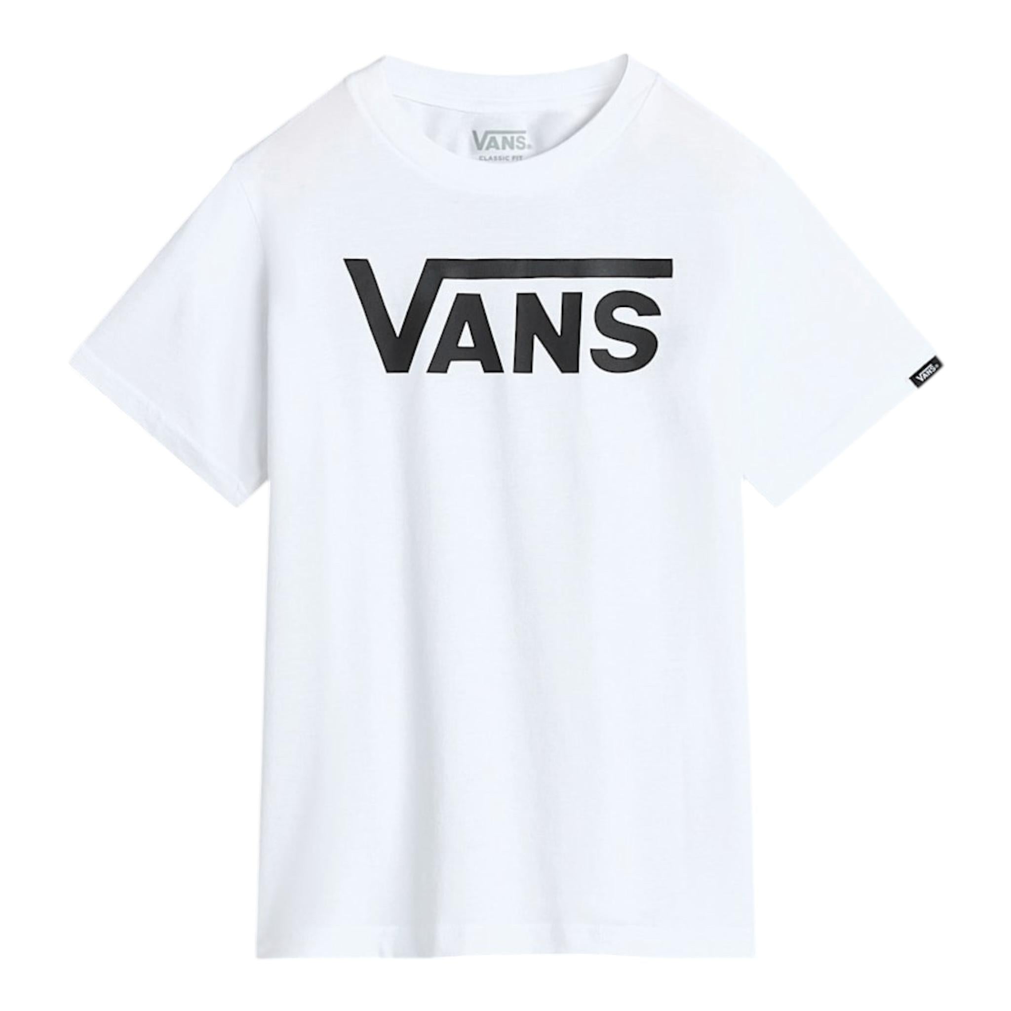 VANS t-shirt girocollo tinta unita con stampa logo Bianco per Bambino VN0A3W76YB2X BIANCO VANS
