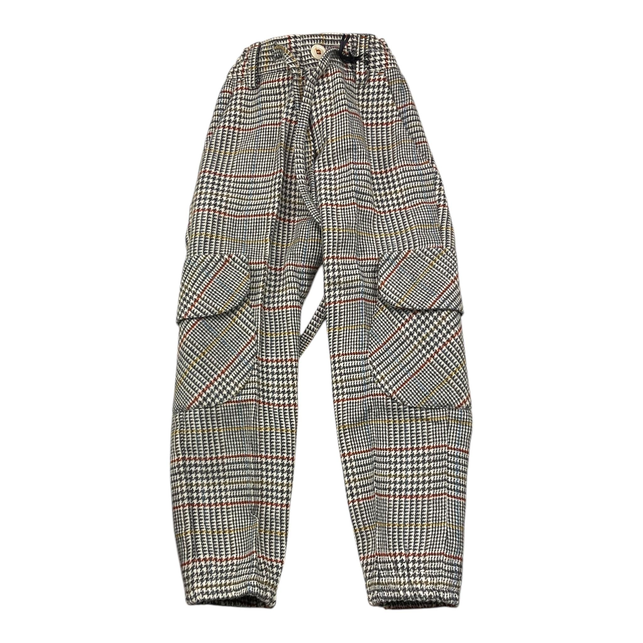 EMANUEL PRIS pantalone tinta unita con microfantasia e elastico in vita Bianco per Bambino EPT621B BIANCO EMANUEL PRIS