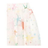 STELLA McCARTNEY gonna tinta unita in tulle con stampa Bianco per Bambina TV7B01 BIANCO STELLA McCARTNEY