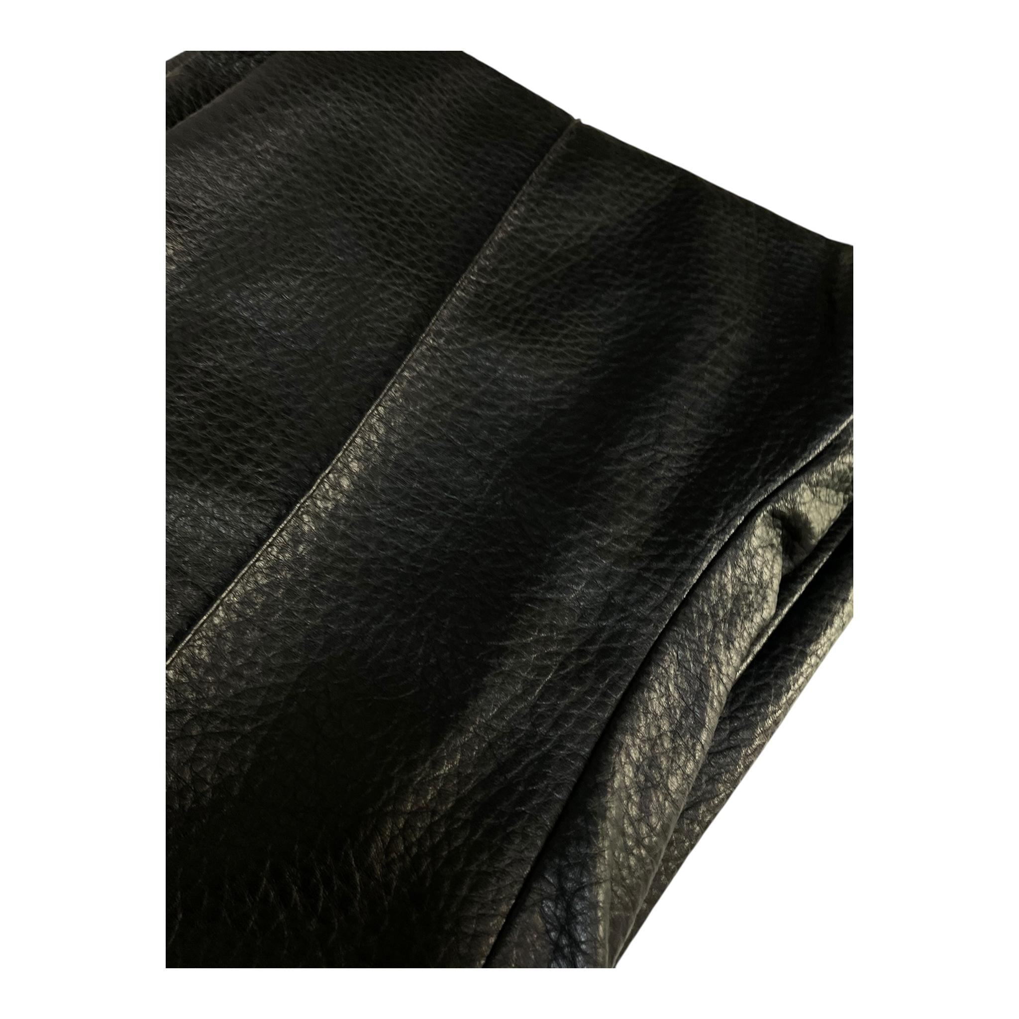 ELISABETTA FRANCHI pantalone tinta unita modello a zampa in ecopelle Nero per Bambina EFPA254 NERO ELISABETTA FRANCHI