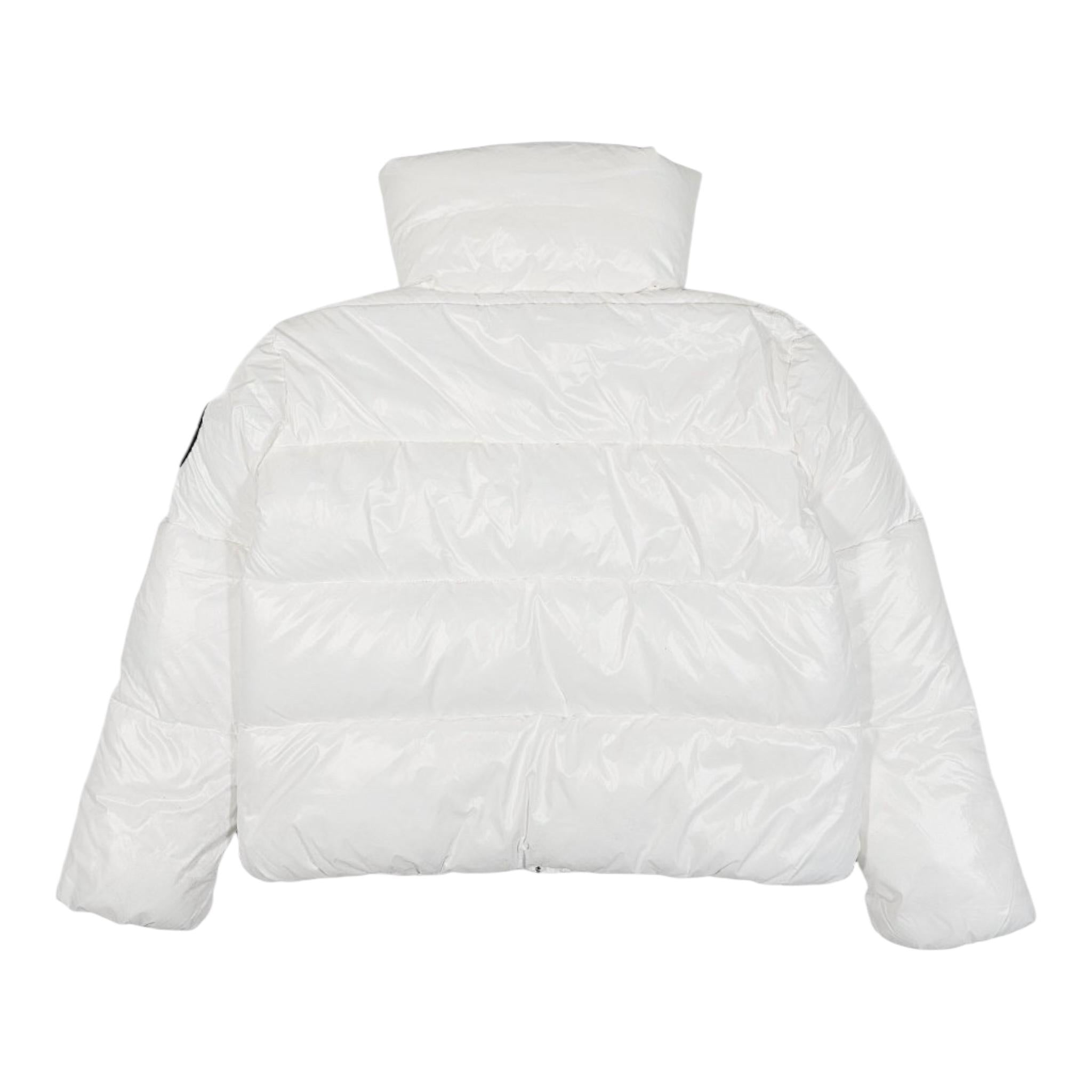 SAVE THE DUCK giubbino tinta unita con colletto Bianco per Bambino J31839G BIANCO SAVE THE DUCK