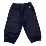 IL GUFO pantalone tinta unita con elastico in vita Blu per Neonato A24PL389W0003 BLU IL GUFO