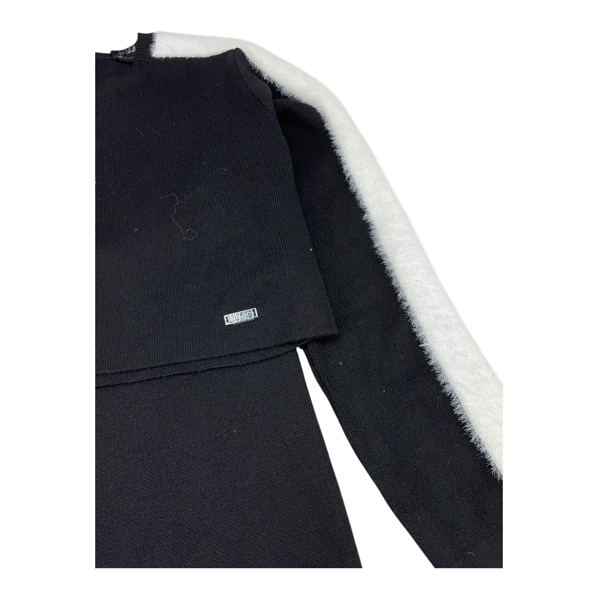 LIU JO completo 2 pezzi maglia-pantalone modello zampa Nero per Bambina GF4135XXX NERO LIU JO