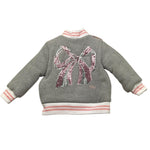 LE BEBE' giubbino tinta unita con peluche e paillettes Grigio per Neonata LBG6014 GRIGIO LE BEBE'