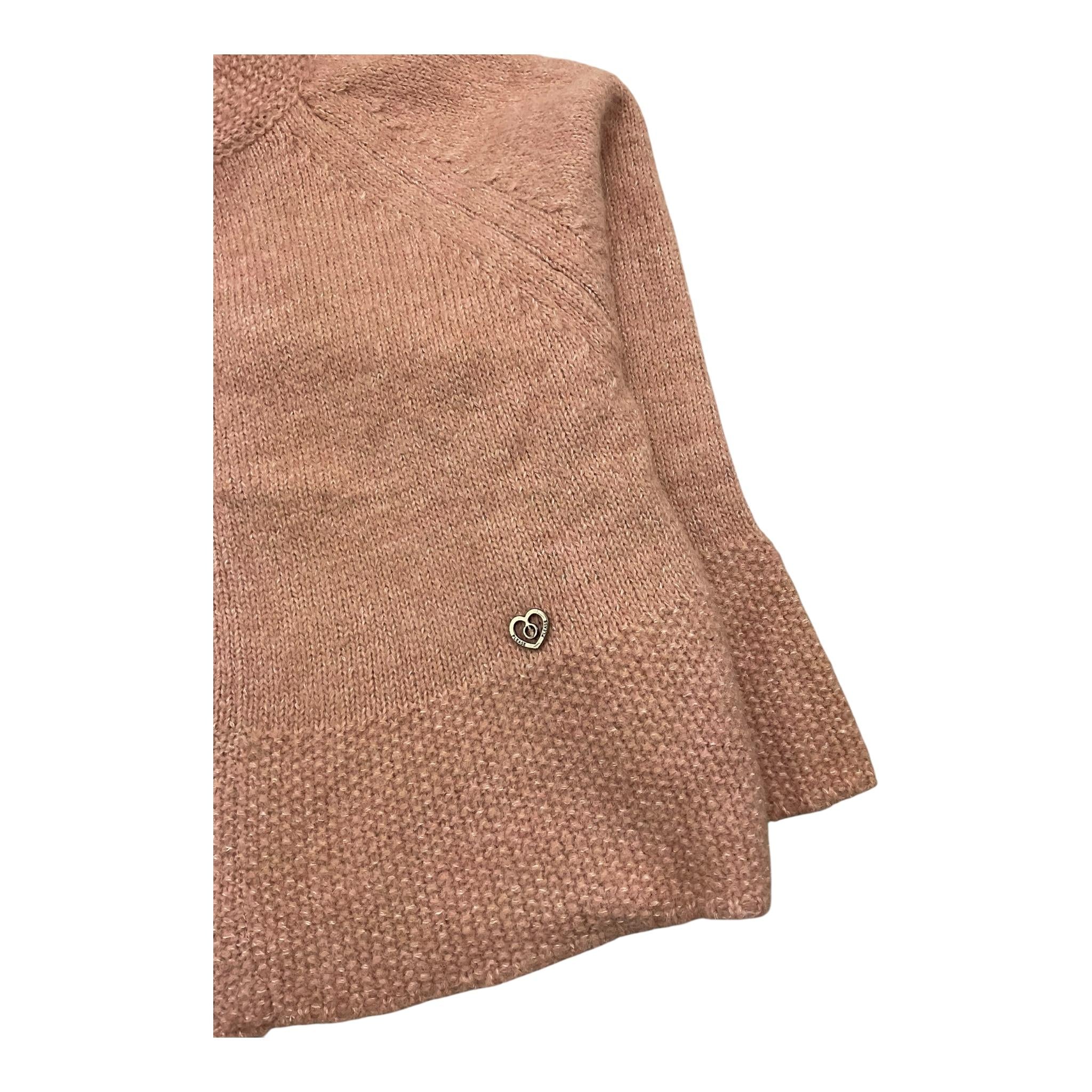 PLEASE cardigan tinta unita Rosa per Bambina NB75230G65 ROSA PLEASE