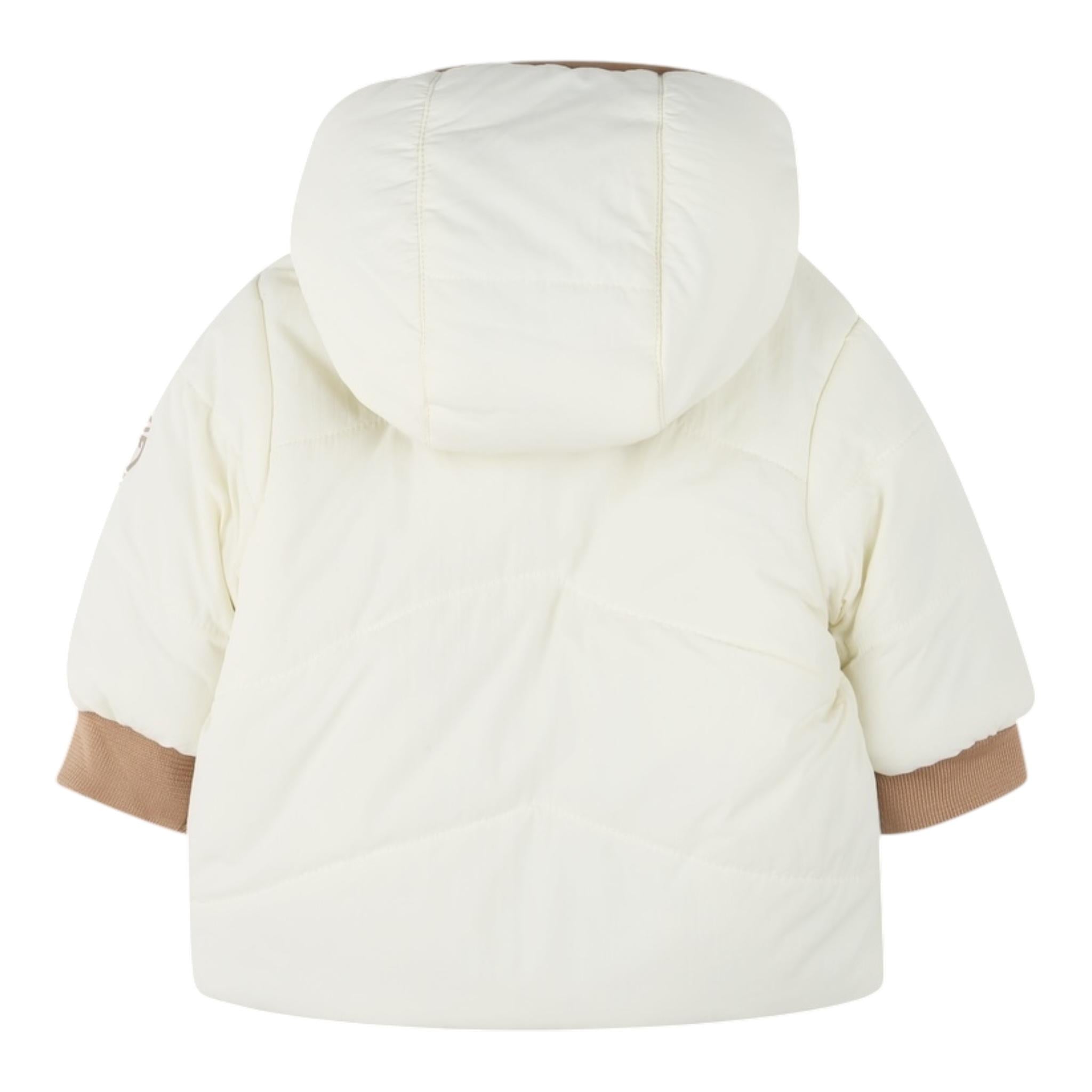 TOMMY HILFIGER giubbino bicolore reversibile Panna/blu per Neonato T60226 PANNA/BLU TOMMY HILFIGER