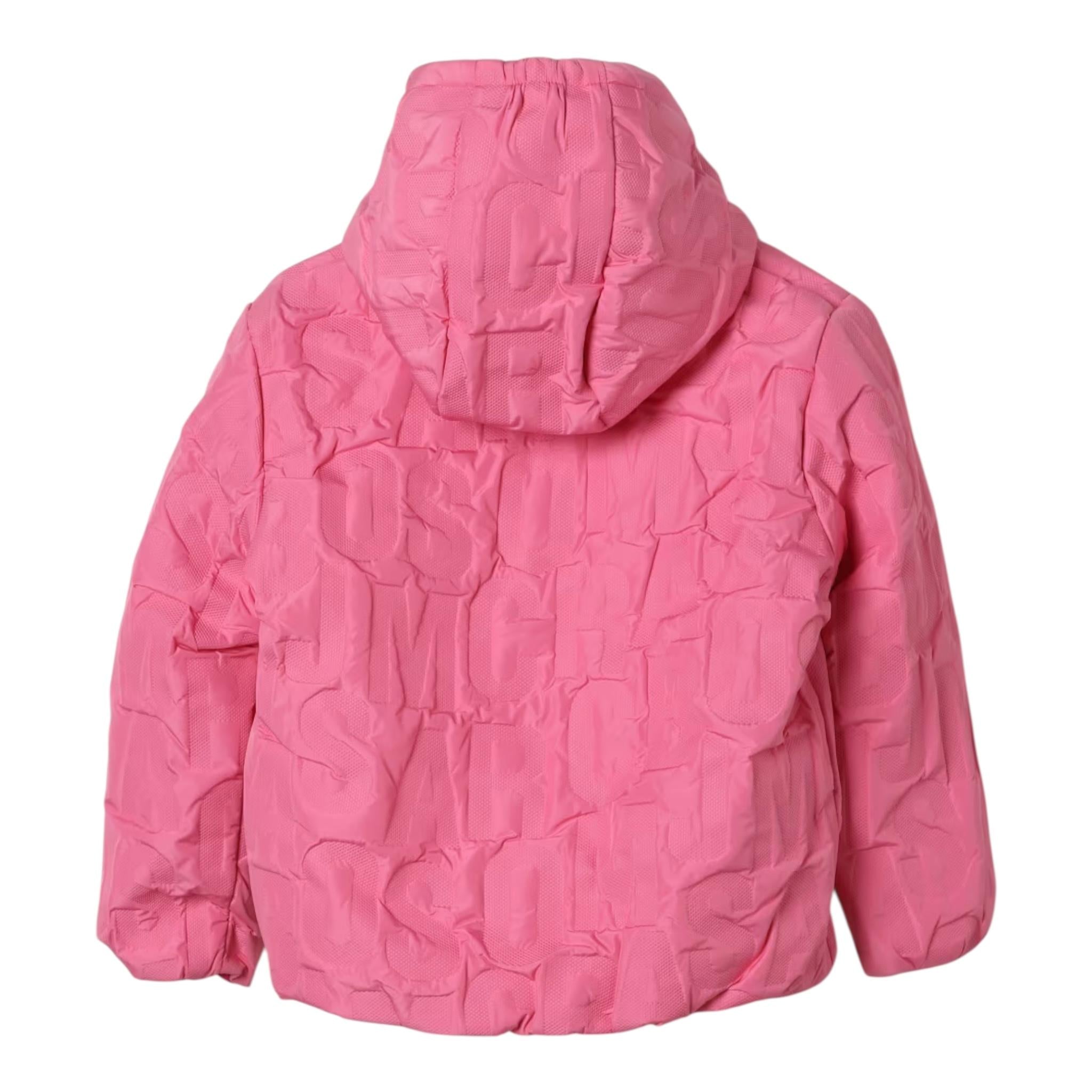 MARC JACOBS giubbino bicolore reversibile con cappuccio Rosa/fuxia per Bambina W60306 ROSA/FUXIA MARC JACOBS
