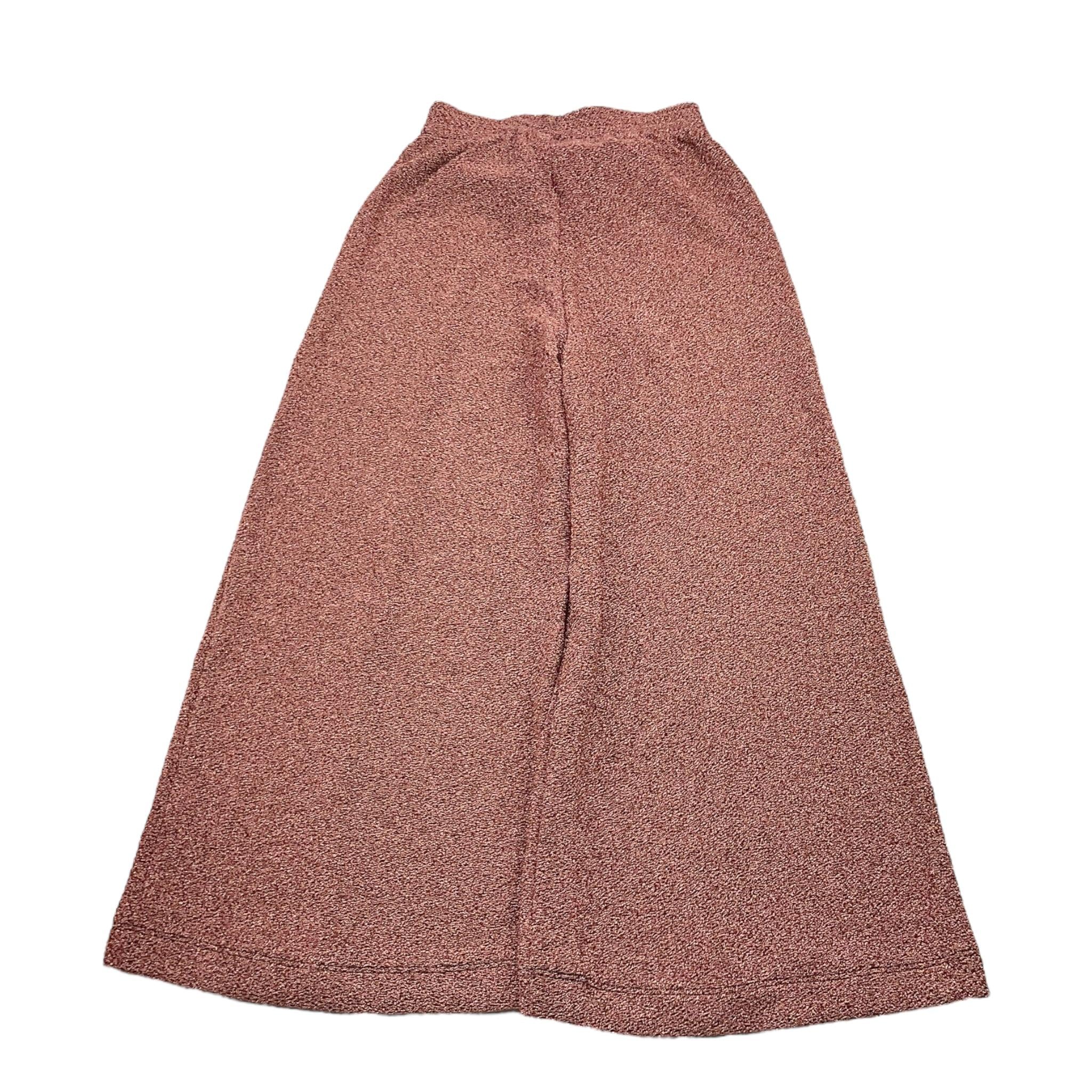 CAFFE' D'ORZO pantalone tinta unita lurex modello a palazzo Bronzo per Bambina ZV6A40X BRONZO CAFFE' D'ORZO