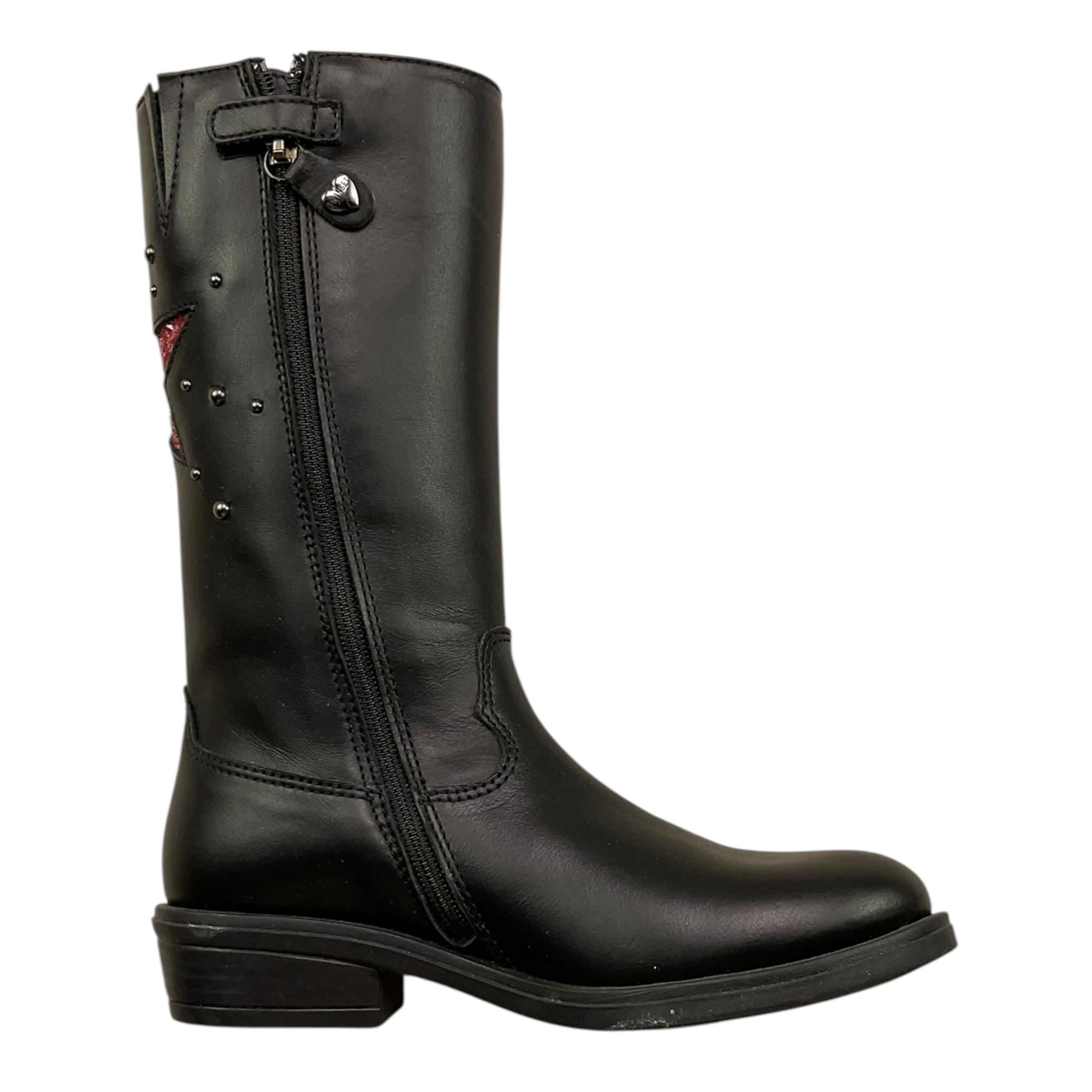 TWINSET stivali tinta unita con paillettes Nero per Bambina 212GJ110 NERO TWINSET