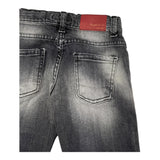 NUPKEET jeans tinta unita cn girovita regolabile Nero per Bambino 4DNK397 NERO NUPKEET
